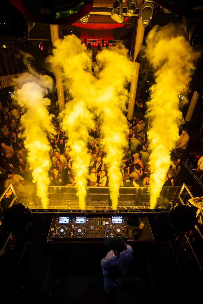 Festival friends group shot