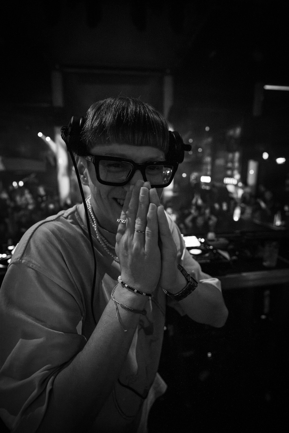 Stage lights and smoke