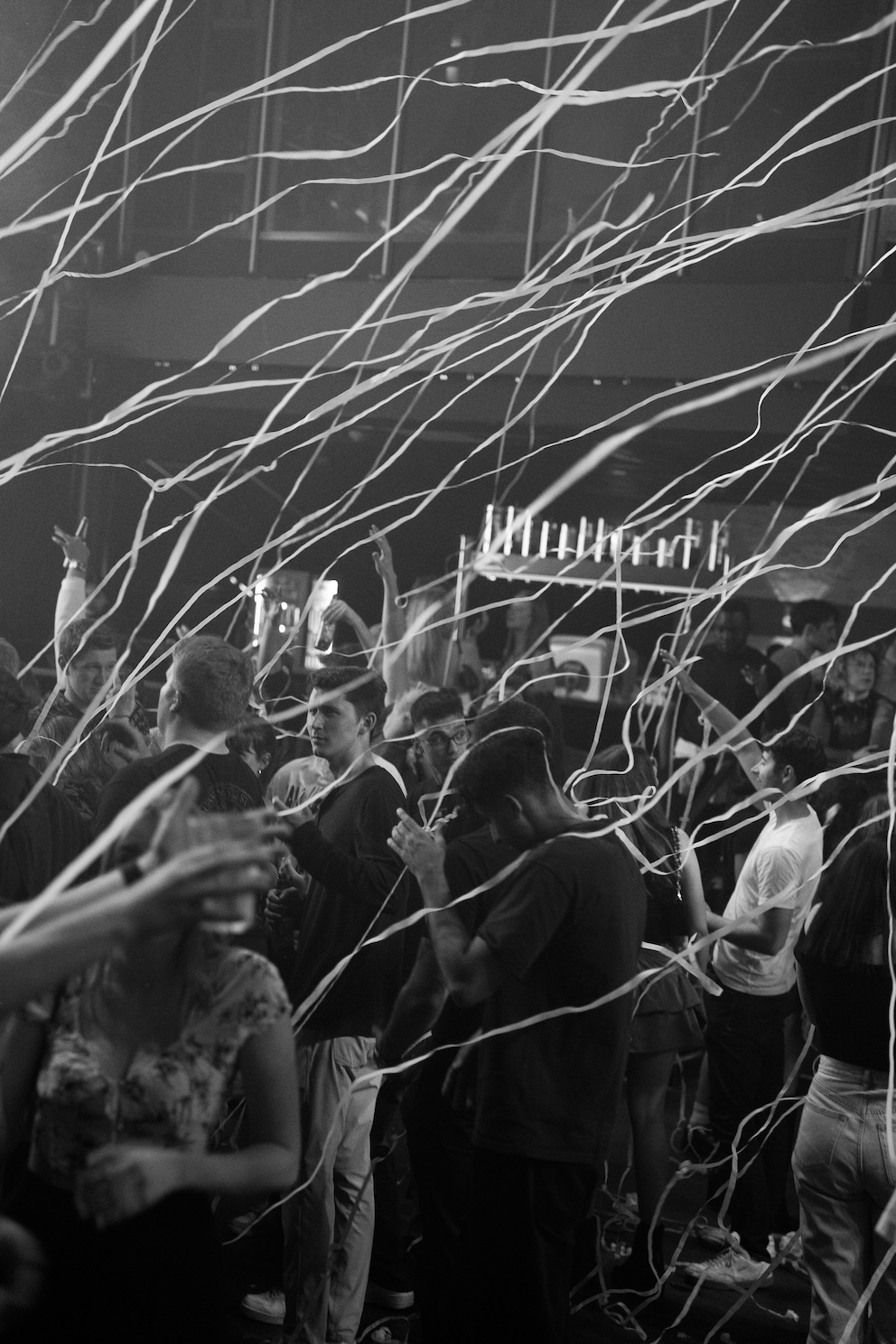 Golden hour crowd shot